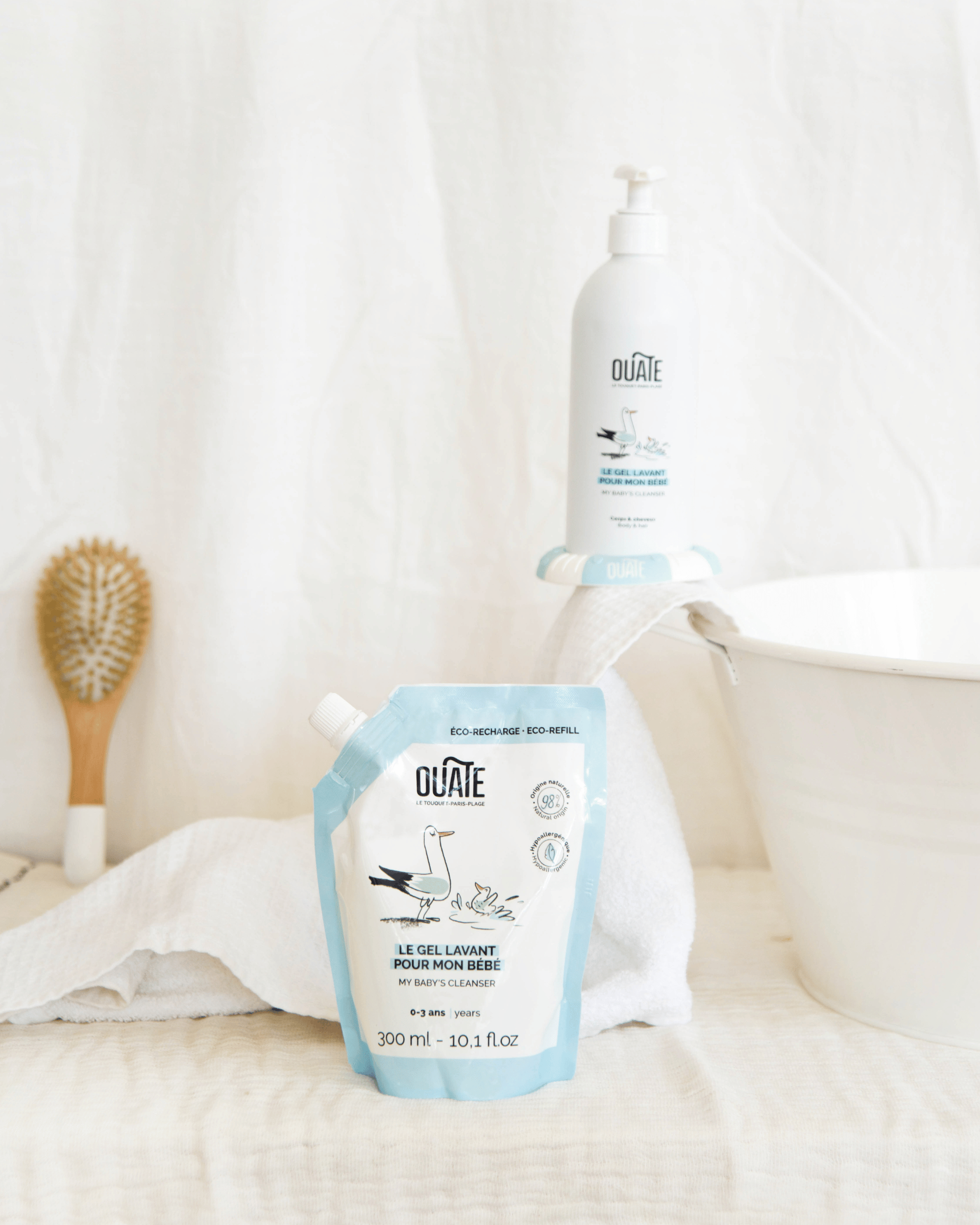 El dúo de gel limpiador para mi bebé