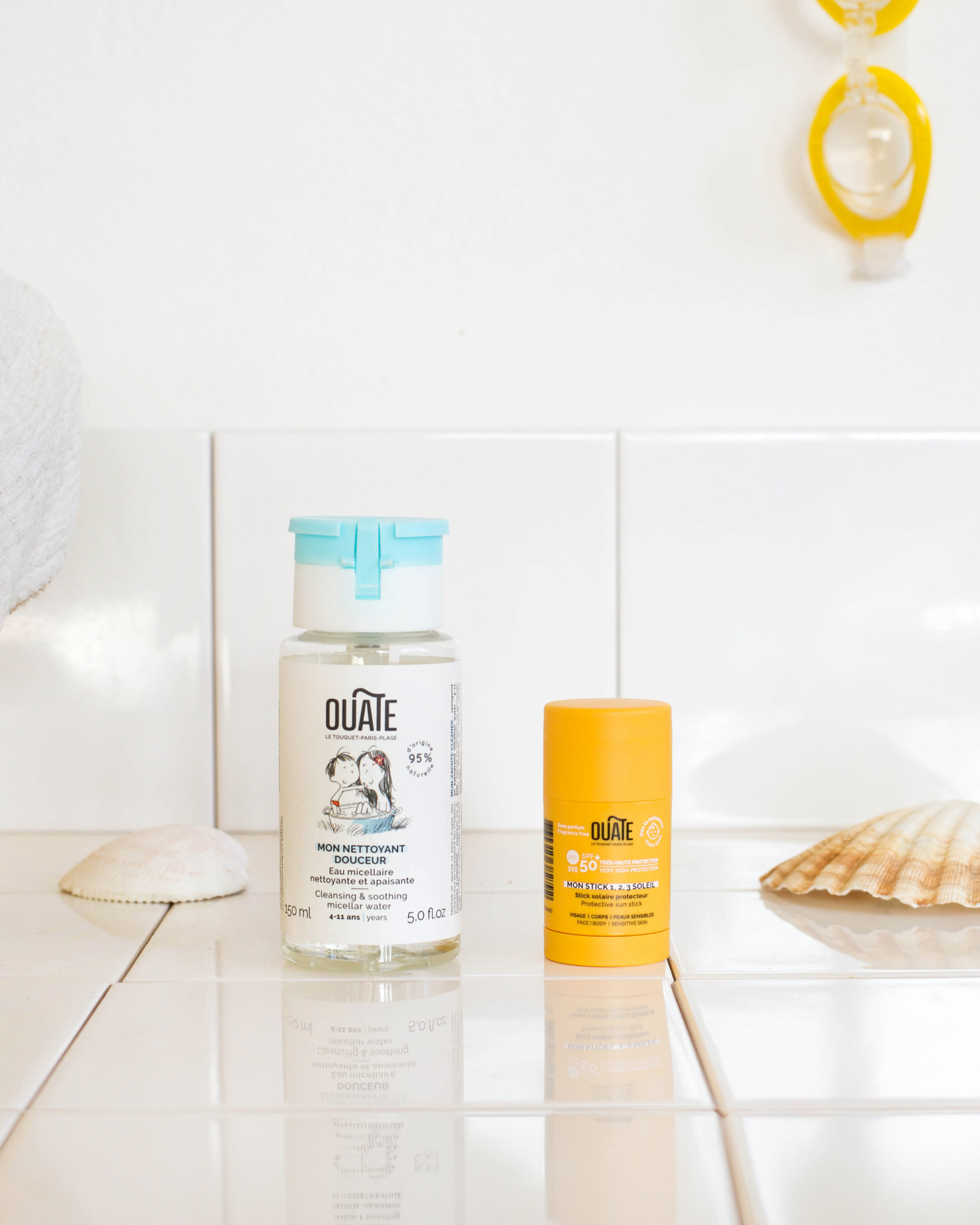 Mon rituel visage d’été - Nettoyant + stick SPF50+ visage