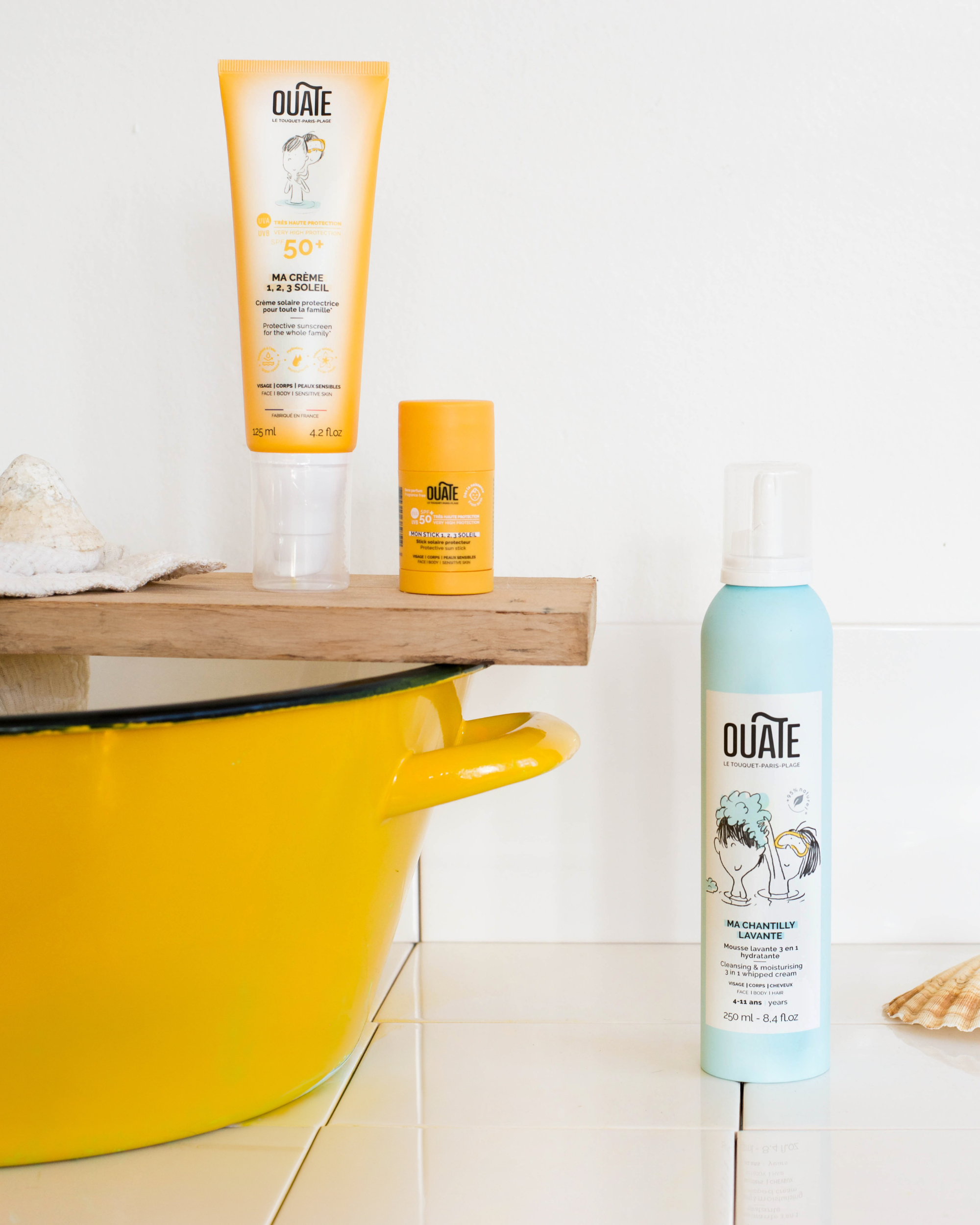 Trio Soleil tout terrain SPF50+ : Protéger &amp; Nettoyer